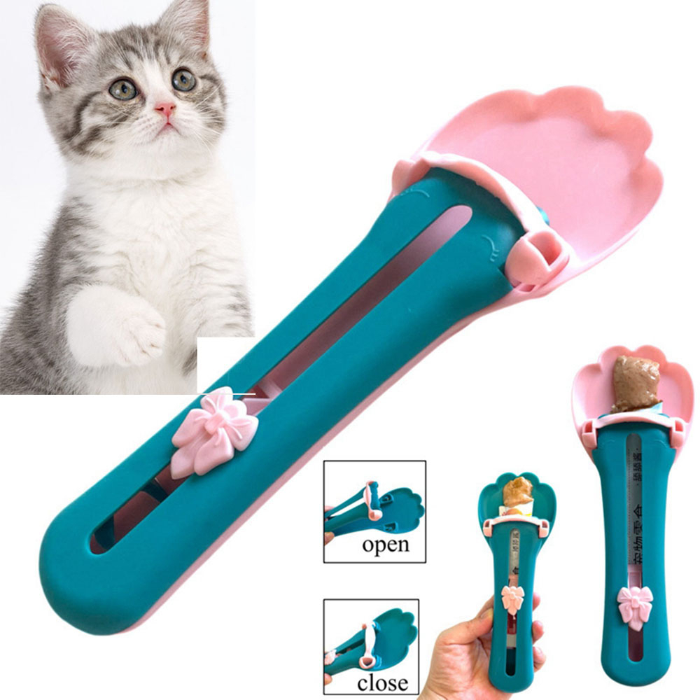 MultiFunctional Pet Food Can Spoon Pet Snack Spoon Easy to Eat Cat