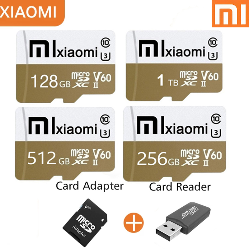 Xiaomi Micro Card 2TB SD Card SDXC Card V50 Memory 8GB/16GB/32GB/64GB ...