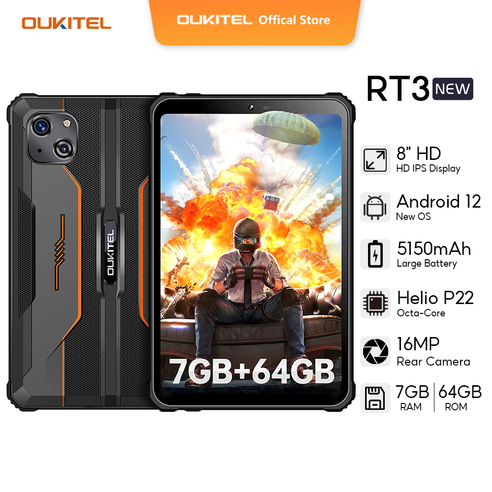 Oukitel RT3 Global Version 4G Outdoor Portable Rugged Tablet