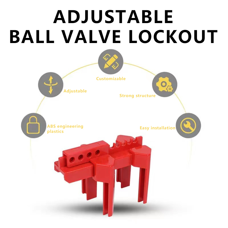 ADJUSTABLE BALL VALVE LOCKOUT/Tap water valve switch&pipeline valve