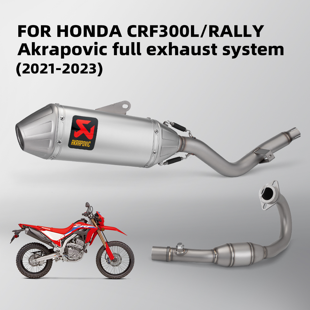 Akrapovic Full exhaust off-road system for Honda CRF300L / Rally CRF300 ...