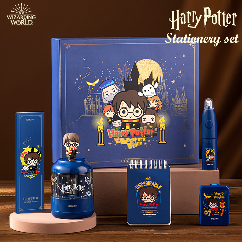 【Deli/得力】Harry Potter Electric stationery set/Electric pencil sharpener ...