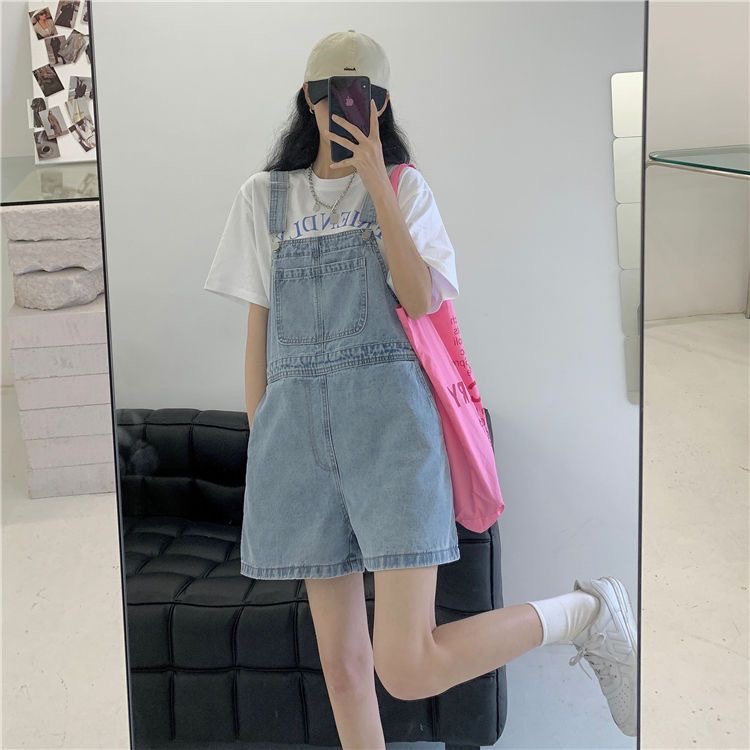Loose overall shorts clearance