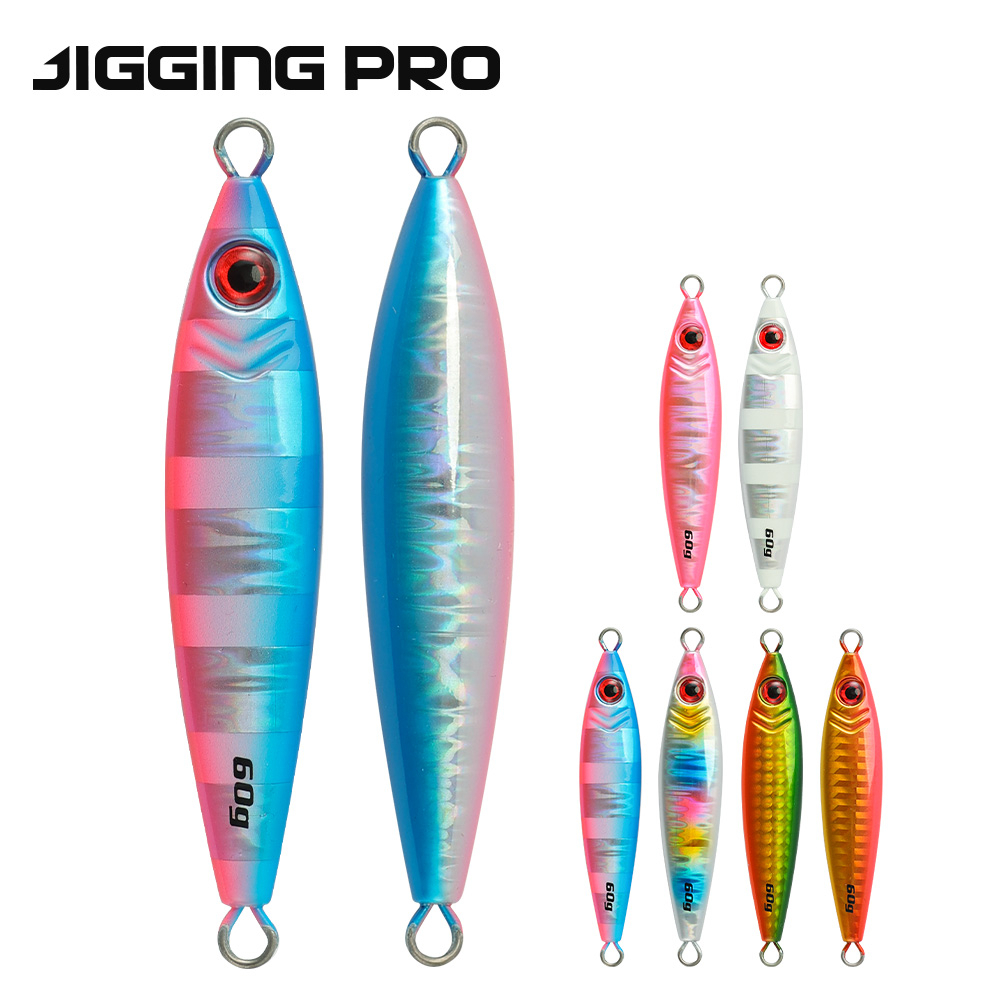 Jigging pro Lead Metal Jig Blade Shotel Vertical Jigging Lure 60g 80g