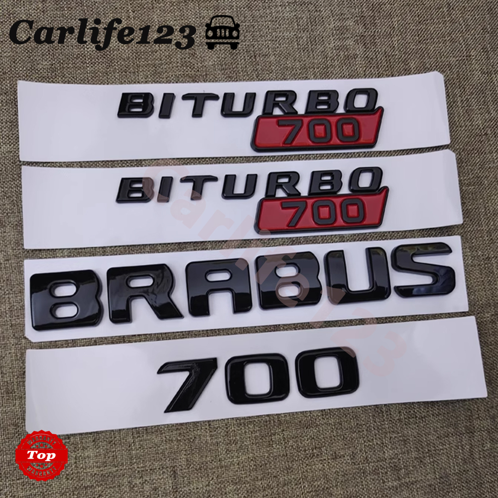 Mercedes-Benz BITURBO 800 700 900 Fender Side Logo BRABUS G800 G700 ...