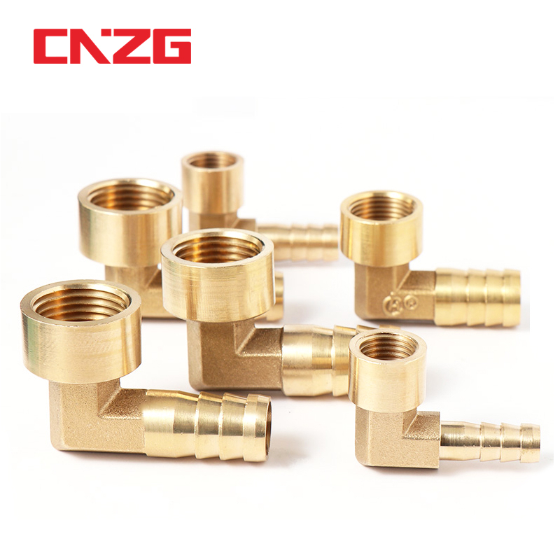 Brass Hose Fitting Elbow 8mm 10mm Barb Tail 1/4"BSP Female Thread