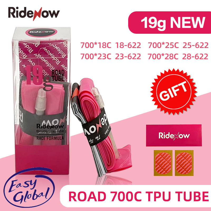 Ridenow Ultralight 19g TPU Tube 700x18-28c Road Bike Inner Tire 45mm ...