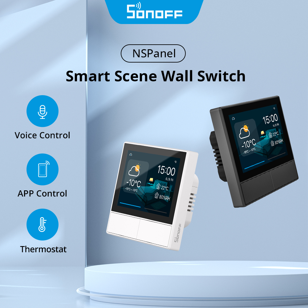 SONOFF NSPanel Pro WiFi Smart Thermostat Switch With Camera Zigbee 3.0 Gateway 3 In 1 Wall Switch Smart Scene Control Via Alexa ZHA From Ddmyday, $286.51 - Foto 2