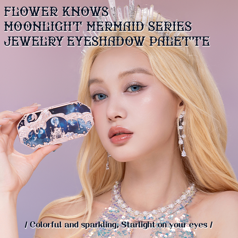 Flower Knows 6 Shade Eyeshadow Palette - #01 White Swan 6.5g