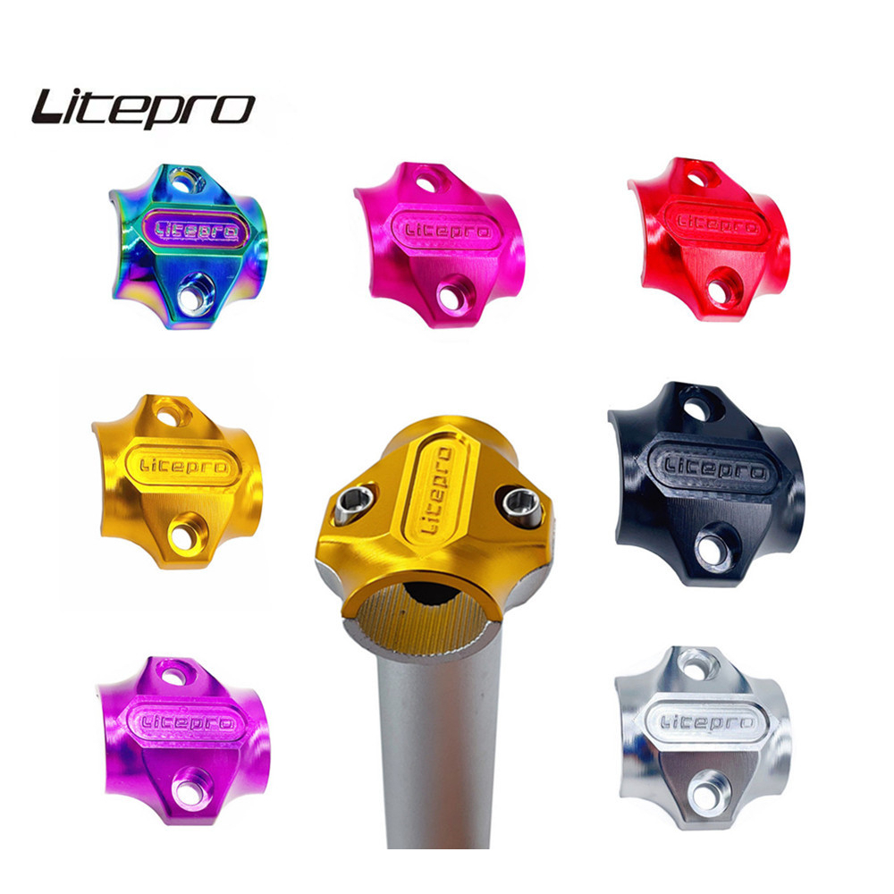 Litepro K3 Folding Bike Head Tube Cap Shell 3D Printing Logo Aluminum