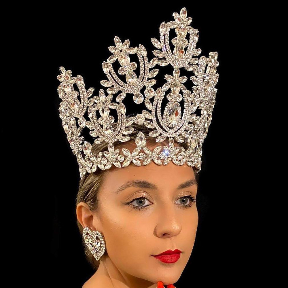 Levery Diamond Crown European Style Big Crown Beauty Miss Pageant ...