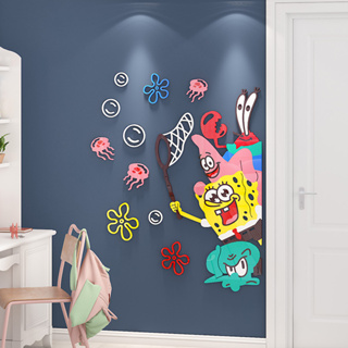 SpongeBob SquarePants wall sticker decoration layout children's