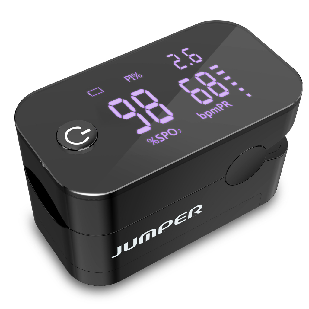 JUMPER 500G Fingertip Pulse Oximeter LED SpO2 PR PI Blood Oxygen Pulse