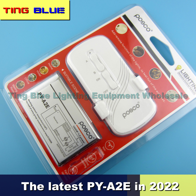 ((2 Pcs) POSCO TwoChannel ThreeChannel Remote Control Switch Room