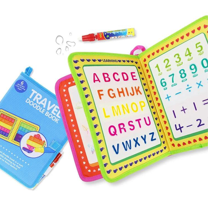 Magical Book Water Drawing Montessori Toys Reusable Coloring Book Water ...