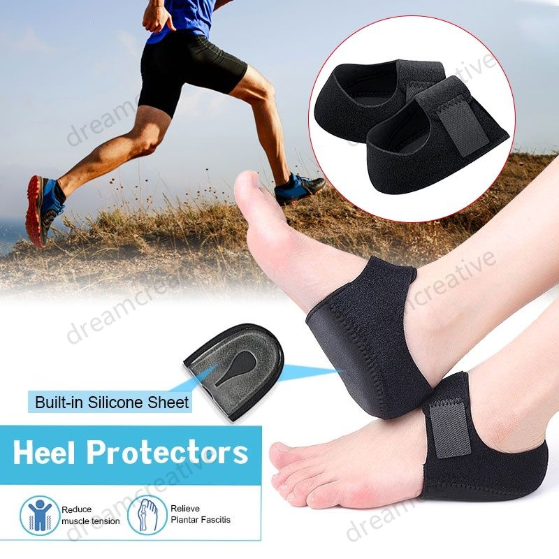 1 Pair Gel Heel Pad Pain Relief Shoe Pads for Heel Pain Plantar