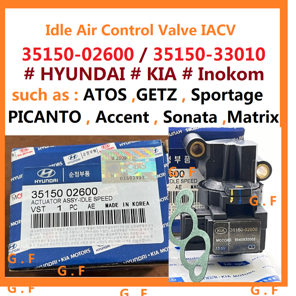 READY STOCK] Idle Air Control Valve IACV For Inokom Hyundai Atos Kia ...