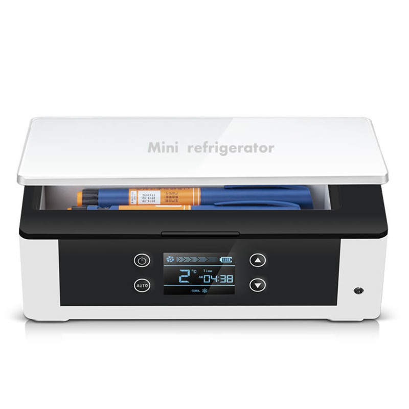 Mini Portable Travel Medicine LCD Fridge with Insulin Cooler Large