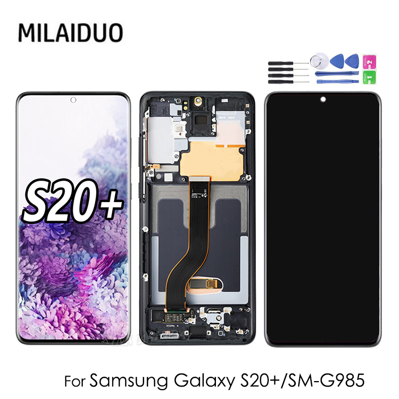 TFT / AMOLED For Samsung Galaxy S20+ G985F/DS G985B LCD AMOLED Display ...