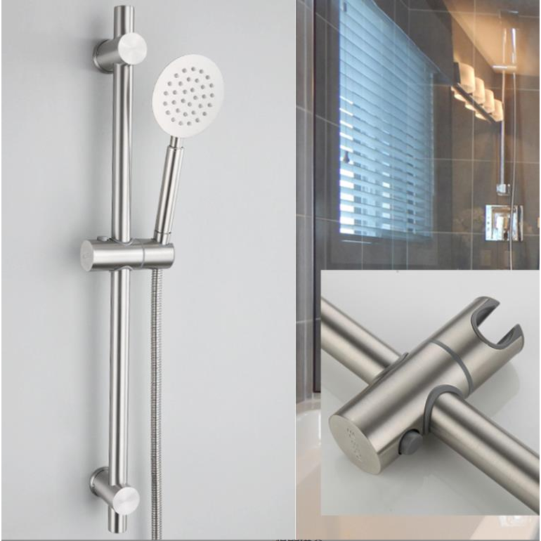 Stainless steel lifting rod, handheld showerhead sliding bra bracket