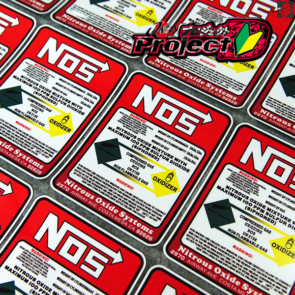 JDM Car Stickers NOS Nitrous Oxide Systems Stickers Tuning Racing Vinyl