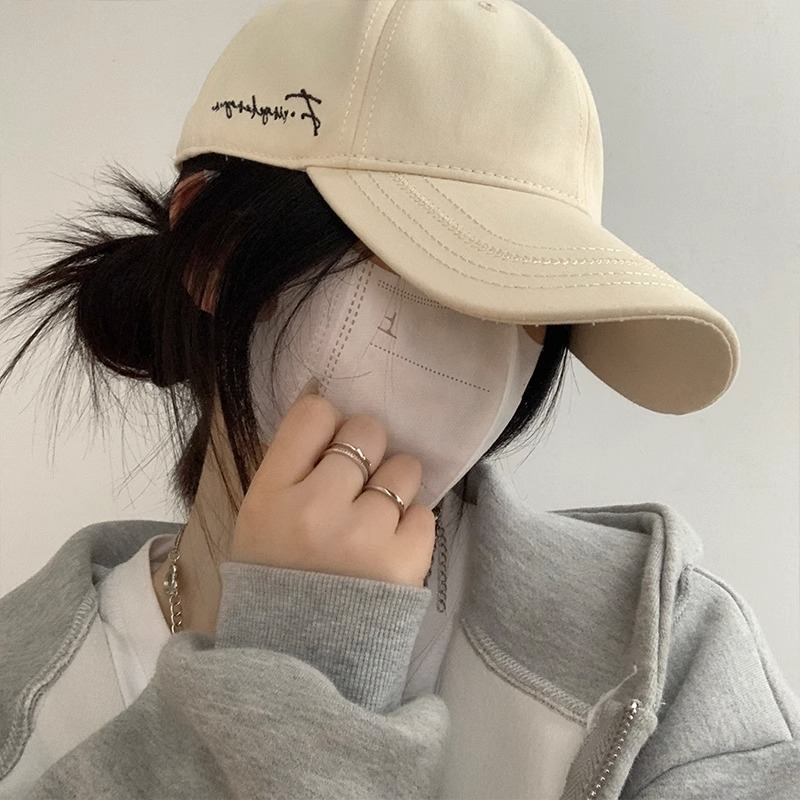 Fashion Large Men Women Extra Long Brim Cotton Baseball Cap