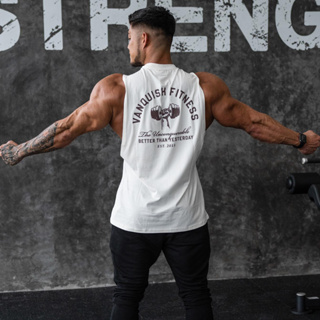 Brand mens sleeveless shirts Summer Cotton Male Tank Tops gyms Clothing  Bodybuilding Undershirt Fitness tanktops tees - Price history & Review, AliExpress Seller - GYM WARRIORS Official Store