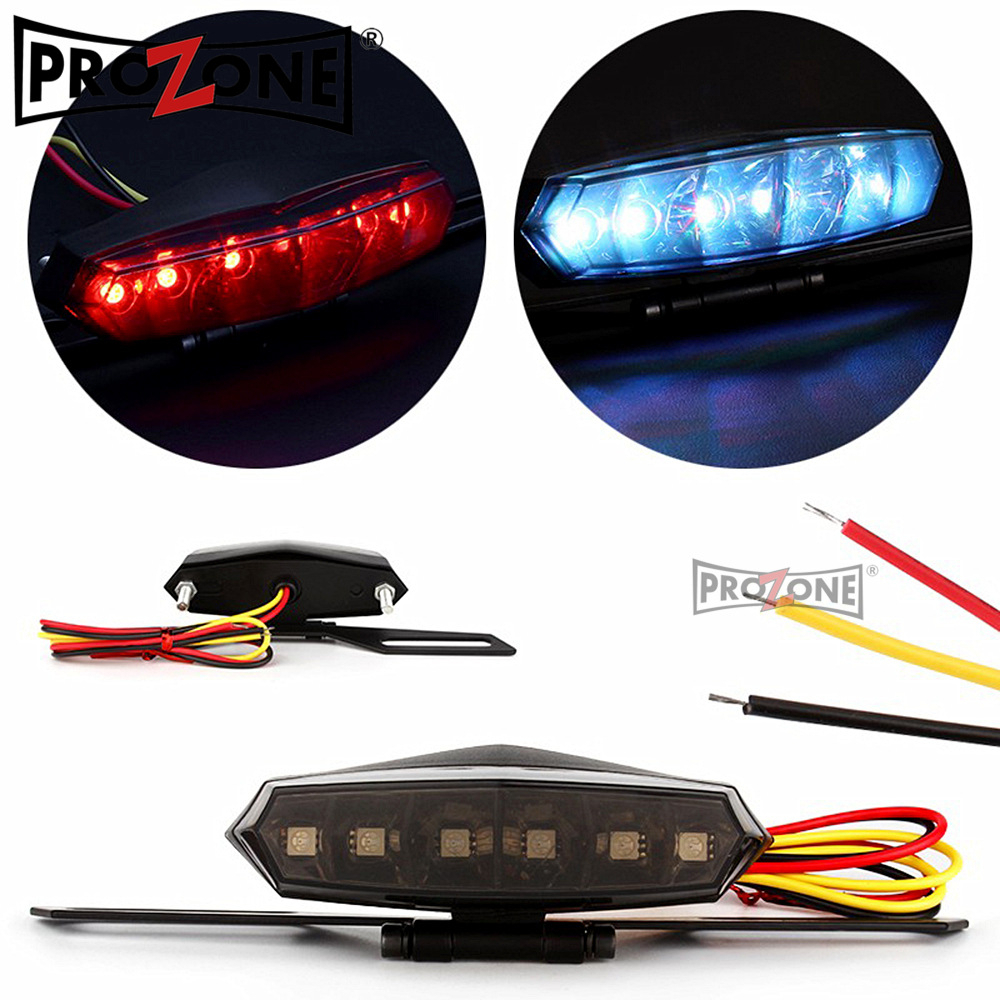 Motorcycle LED brake light, running light modification, electric