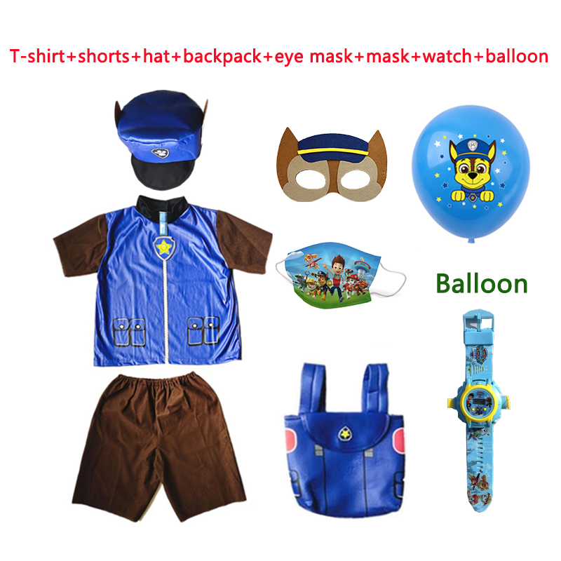 Costume Carnevale Chase Paw Patrol Costume Carnevale Zuma Paw