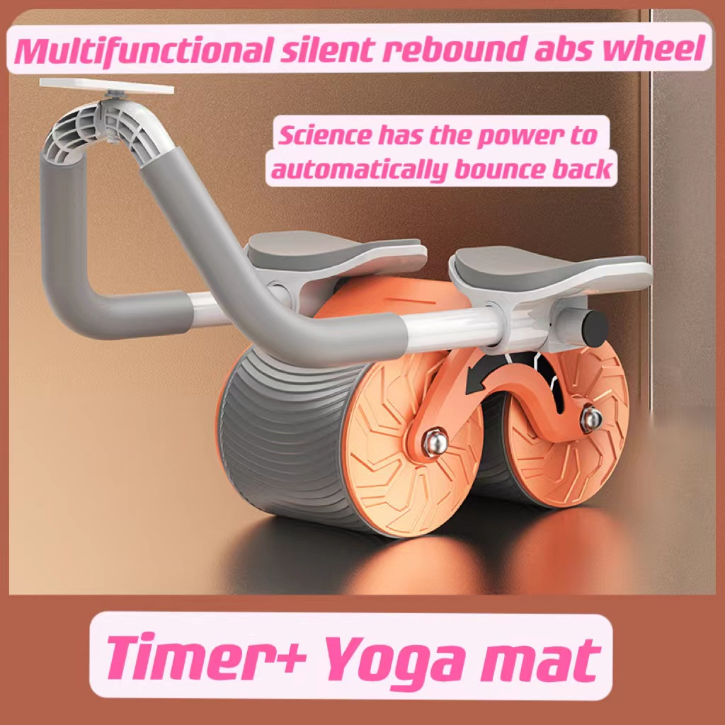 Abdominal Wheel Automatic Rebound Muscle Elbow Support Female Abdo