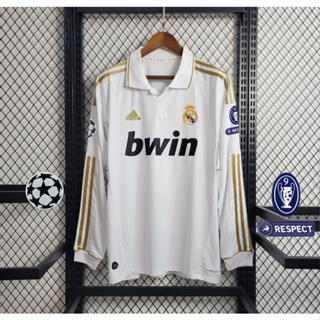 Real Madrid 2011/12 Home Long Sleeve Jersey Men Adult –