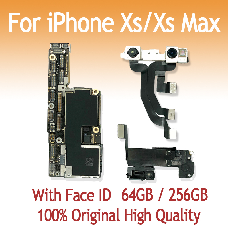 64GB 256GB Motherboard For iPhone Xs / Xs Max With Face ID iOS Logic