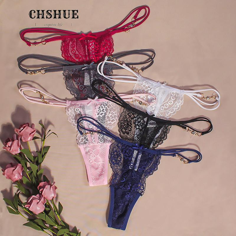 Low Waist Thong G-strings Sexy Lace Transparent Panties Women Ladies Briefs  Sexy Lingerie Seamless Underwear T-back Underpants