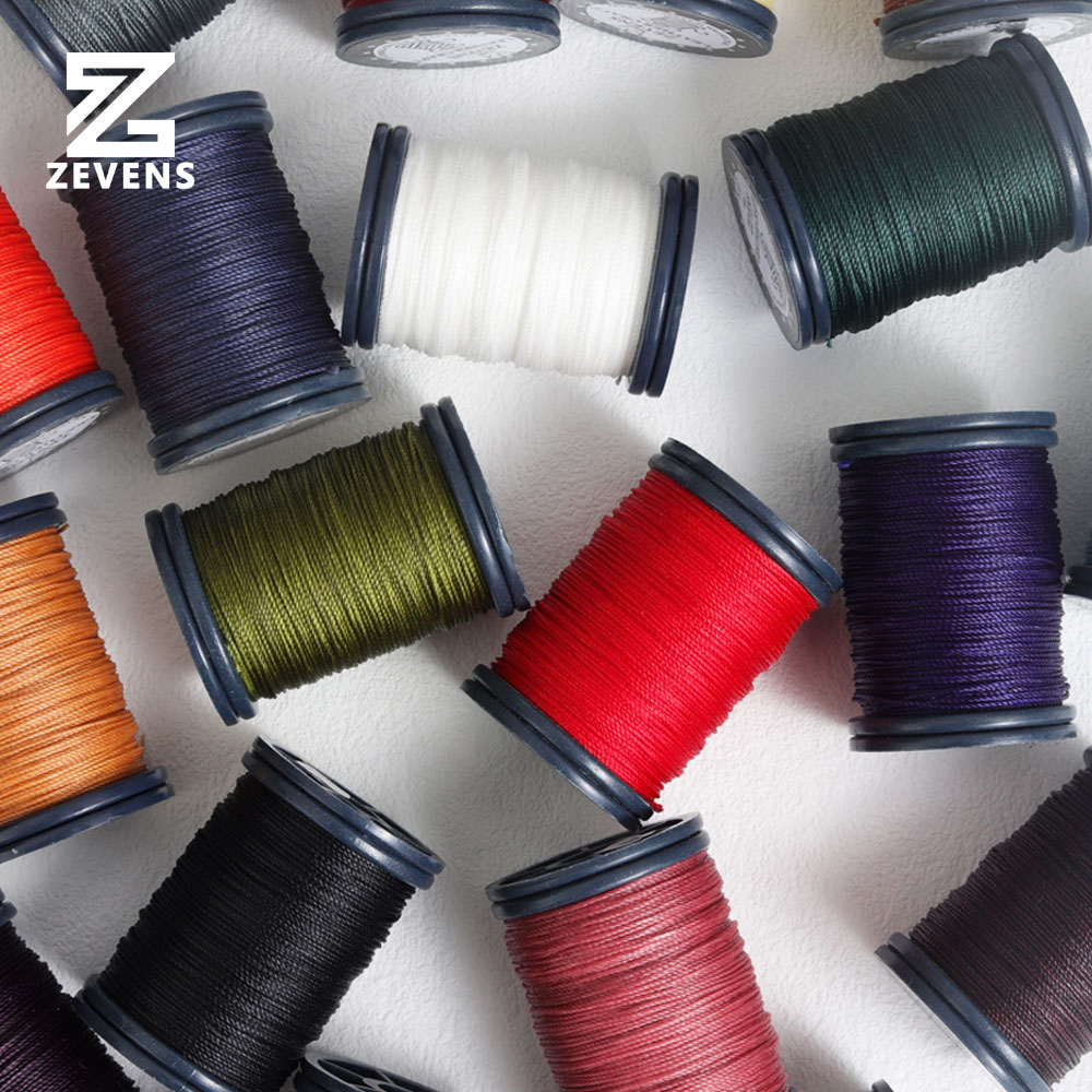 0.4mm Round Waxed Thread for Leather Craft Sewing Polyester Cord Wax ...