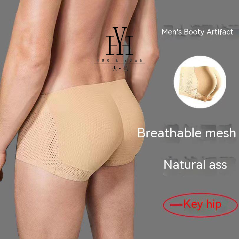HuoYuan[Ready Stock]Men Padded Panty Hips Padding Boxers Man Butt