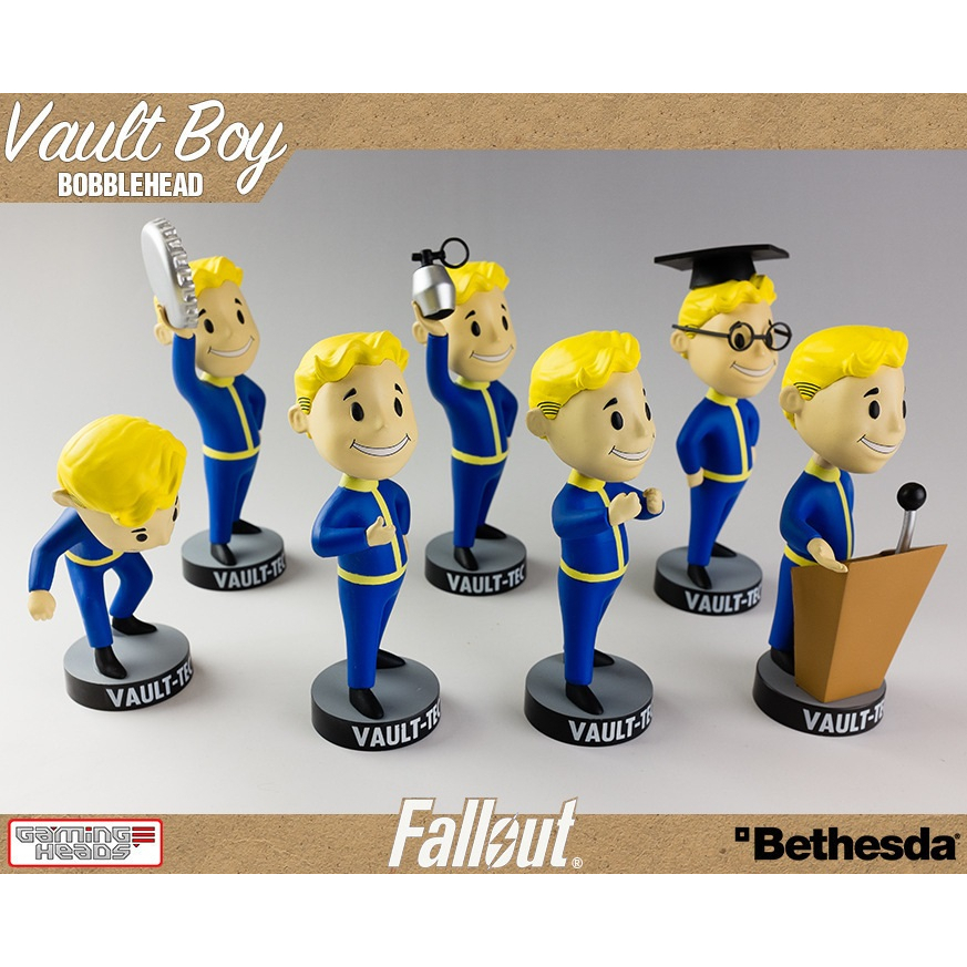 Fallout Vault Boy Bobble Head PVC Figure Collectible Model Toy | Shopee ...