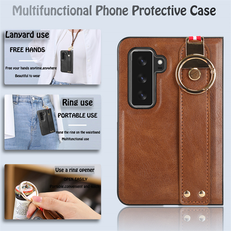 Custodia In Vera Pelle Con Clip Per Microsoft Surface Duo 2 &ndash; B2G1 Gratis &ndash; Fenzer