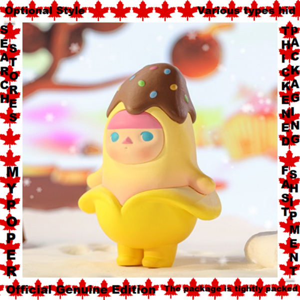 Optional Styles Banana Baby Pucky POPMART PUCKY Sweet Babies Series Doll  Garage Kit Blind box Rainbow Cream Baby Choco Poko Donut Shop Baby Candy