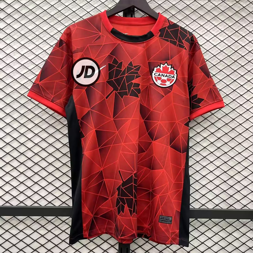 JD Canada 2324 Jersey Fans Version Home Shirt Soccer Football Jersey