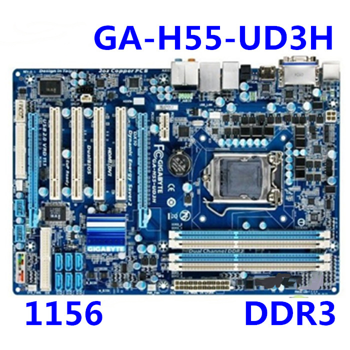 Gigabyte GA-P55-UD3L/USB3L/US3L/H55-USD3H Motherboard 1156-pin P55A ...