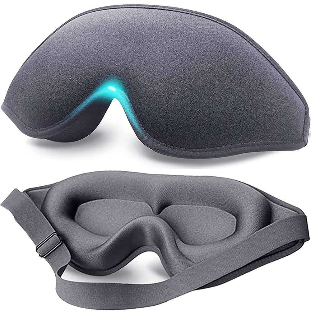 3D Sleeping Mask Block Out Light Sleep Mask for Men and Woman Eye Shade ...