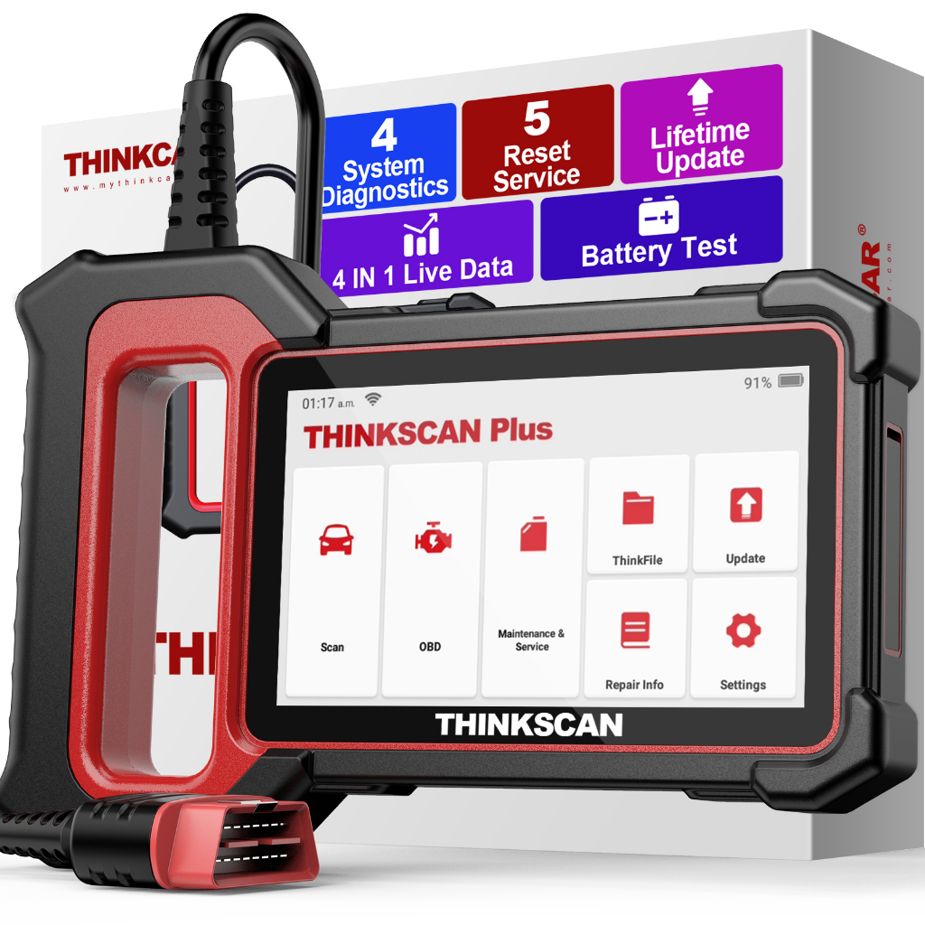 Thinkcar Thinkscan Plus S6 Professional Automotive Scanner ABS SRS AT ...