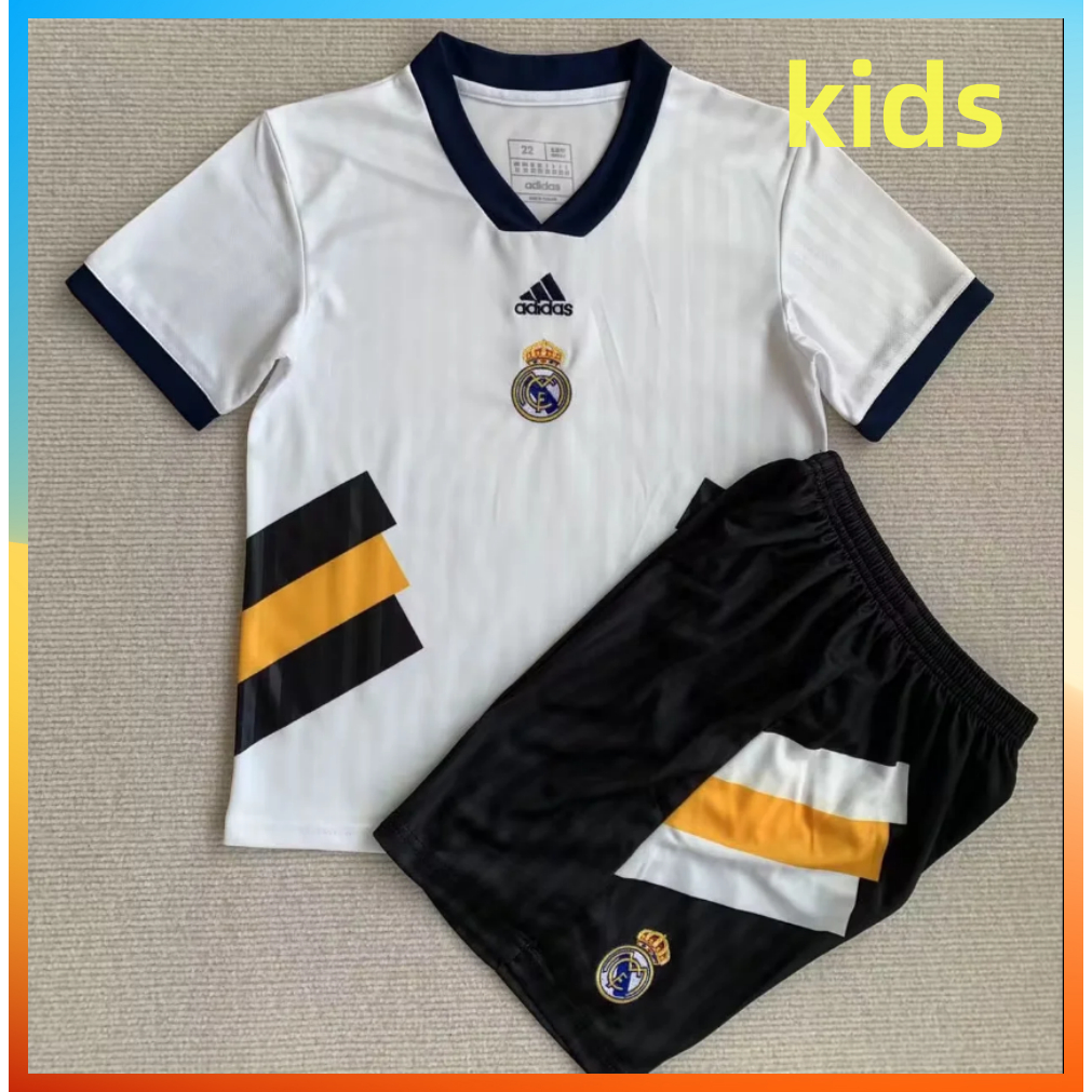 Cristiano Ronaldo #7 R Madrid Kids Jersey sets Away Pink Soccer Jerseys  Youth Kits Shirts & Shorts - AliExpress