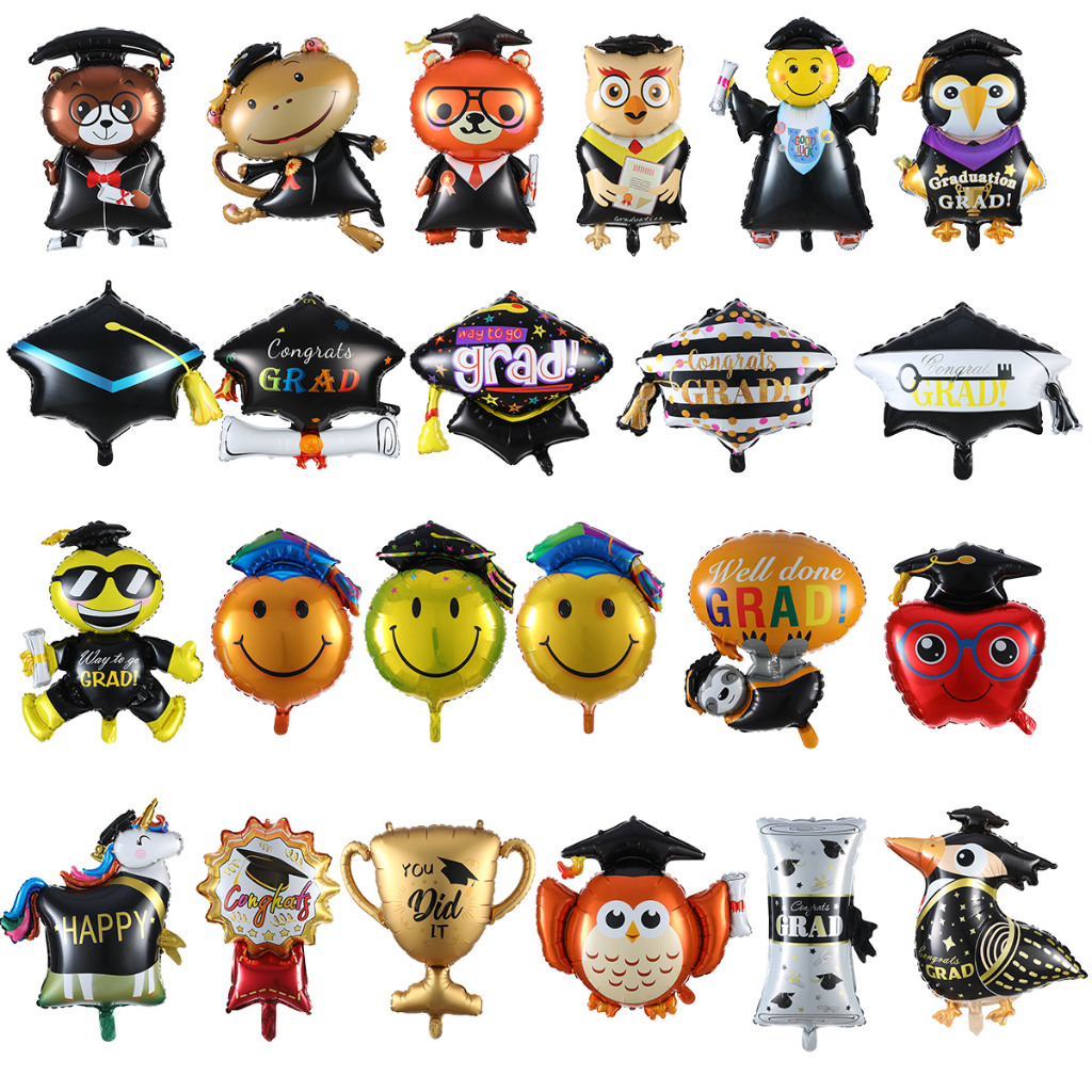 Cartoon Graduation Ceremony Decorative Balloon, Dr. Xiong, Graduates ...