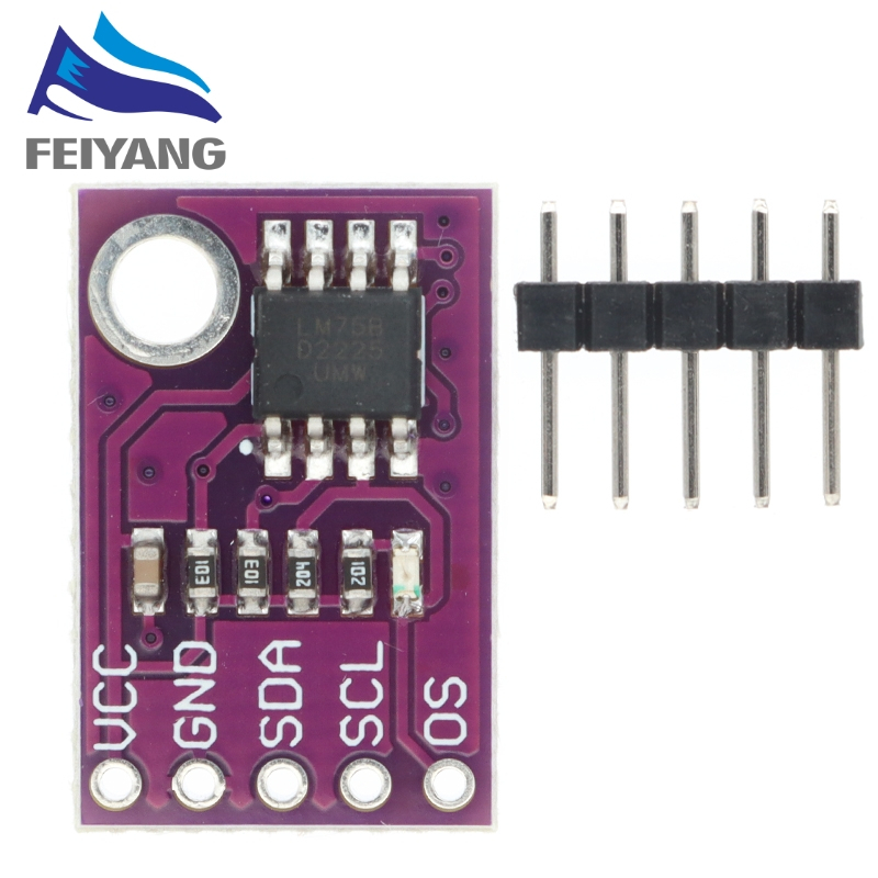 LM75 CJMCU-75 Sensor Module Temperature Sensor High Speed I2C IIC ...