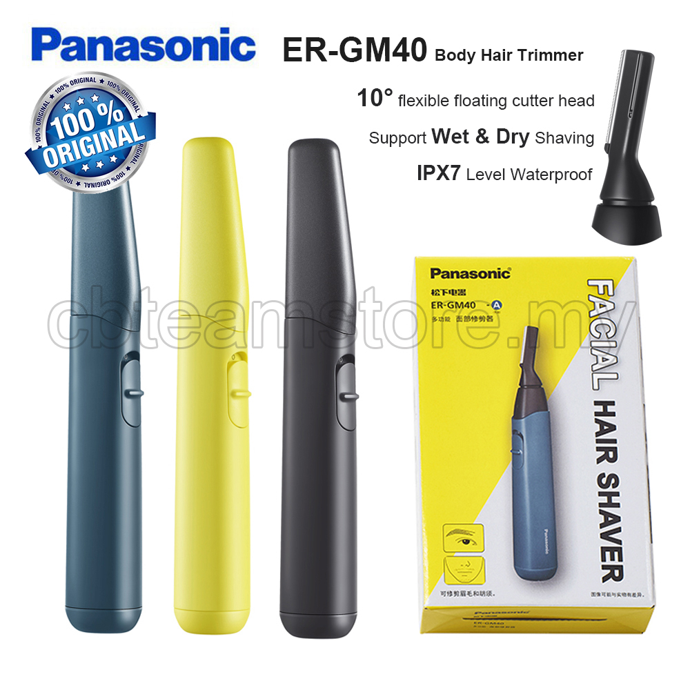 Panasonic ER-GM40 Body Hair Trimmer with IPX7 waterproof support for ...