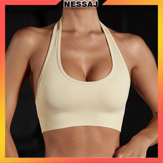 Nessaj Seamless Bra Women Gym Underwear Solid Women