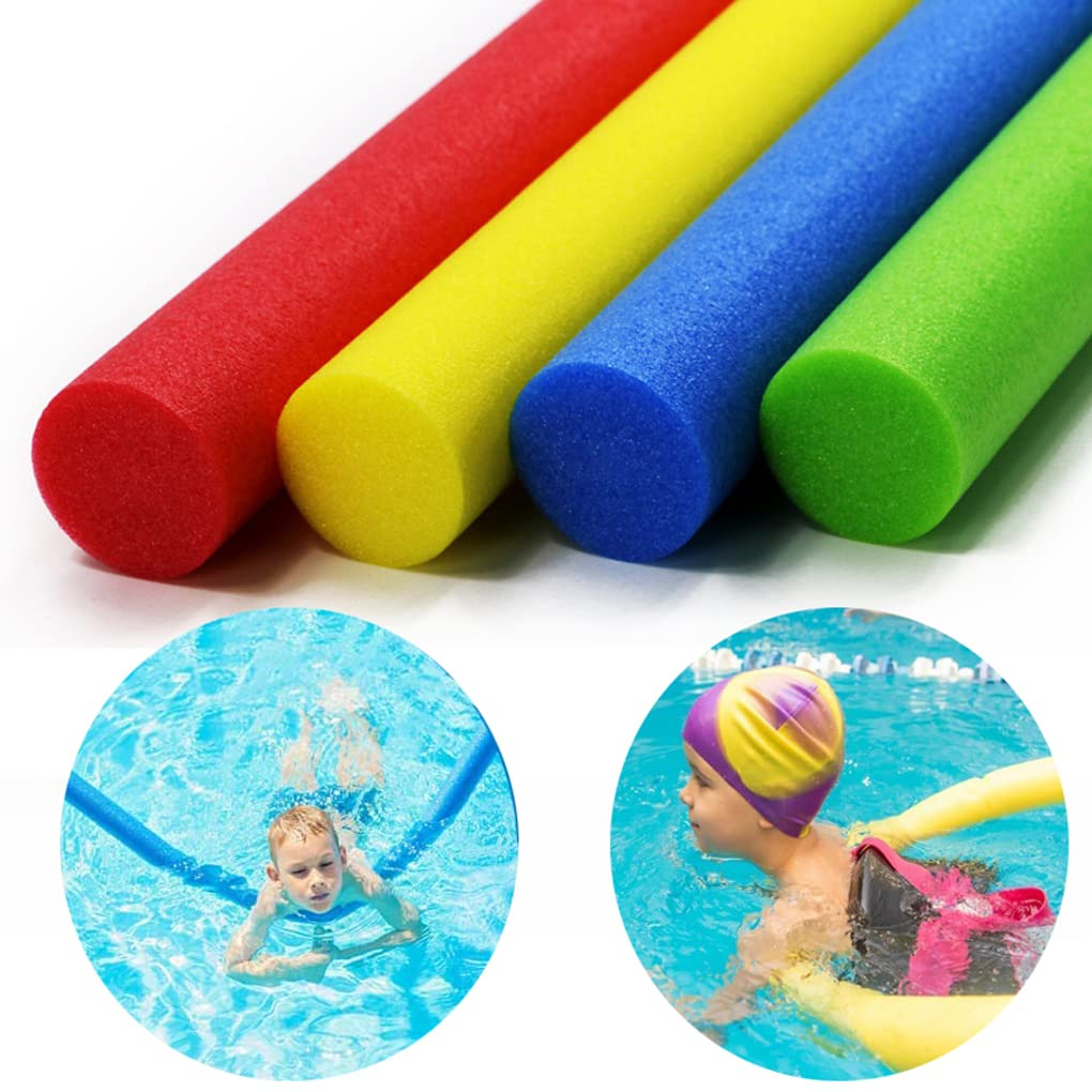 2 PCS Swimming Pool Noodle,Pool Noodle Foam Tube Swimming Aid Float