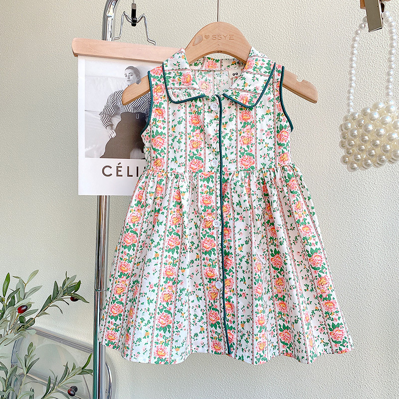 Bear Leader Flower Dresses for Baby Girls