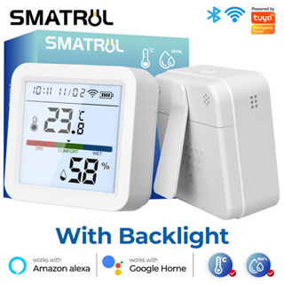 Tuya Wifi Temperature Humidity Sensor Indoor Hygrometer Thermometer  Detector Smart Life Remote Control Support Alexa Google Home